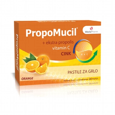 Propomucil pastile pomorandza 24x