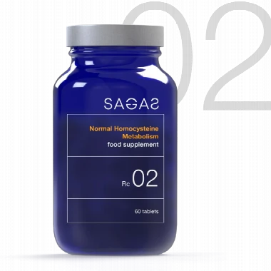 Sagas Normal Homocysteine metabolismtabl 60 tableta