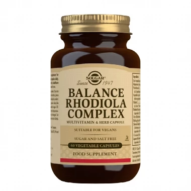 SOLGAR BALANCE RHODIOLE COMPLEX CAPS 60X