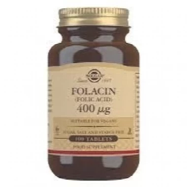 SOLGAR FOLACIN TBL 100X400MCG