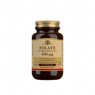 SOLGAR FOLAT TBL 50X400MCG
