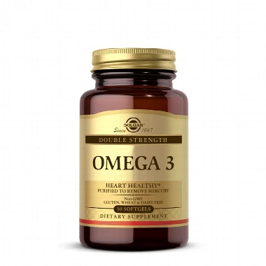 SOLGAR OMEGA 3 DOUBLE STRENGHT CAPS 30X