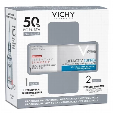 Vichy Liftactiv Supreme H.A.Epidermic Filler+Liftactiv Supreme krema za normalnu do mešovitu kožu