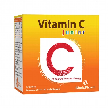 VITAMIN C JUNIOR KESICE 30X ABELA